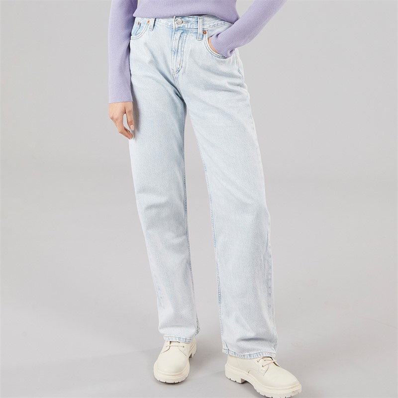 Levi's Womens Low Pro Straight Leg Jeans Right Over