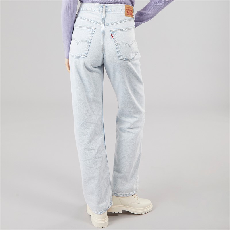 Levi's Womens Low Pro Straight Leg Jeans Right Over