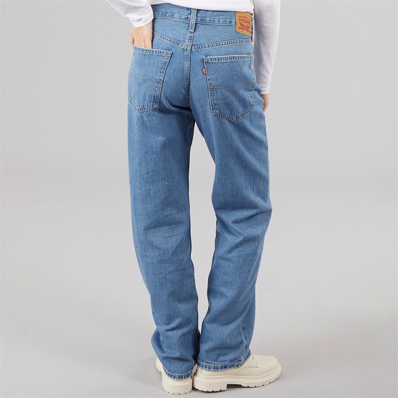 Levi's Womens Low Pro Straight Leg Jeans Rough Diamond