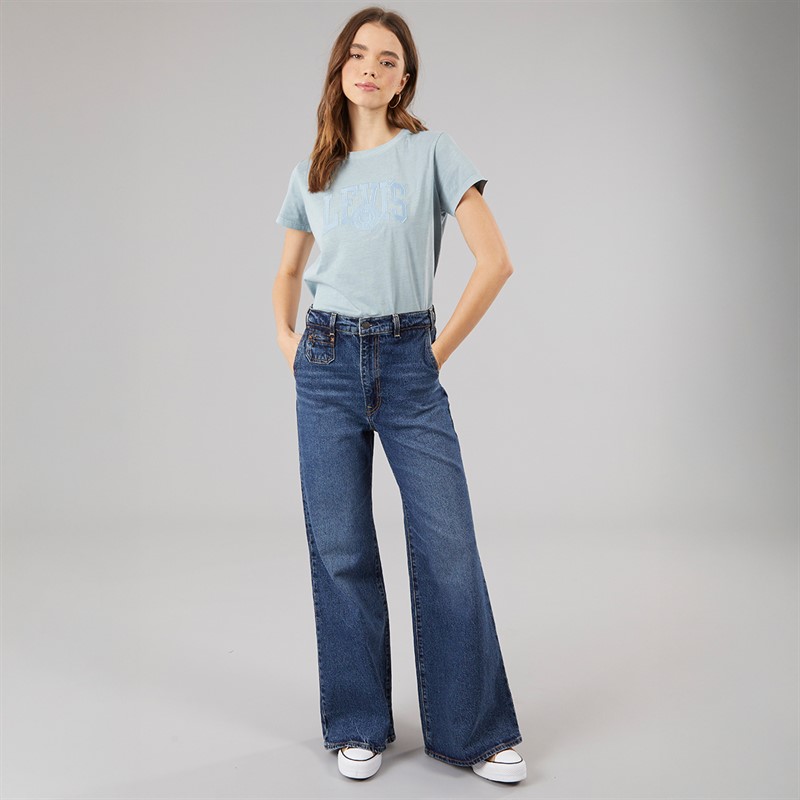 Levi's Womens Ribcage Bell Jeans Moment Of The Month