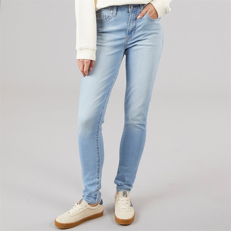 Levi's Womens 721 High Rise Skinny Jeans Cool View