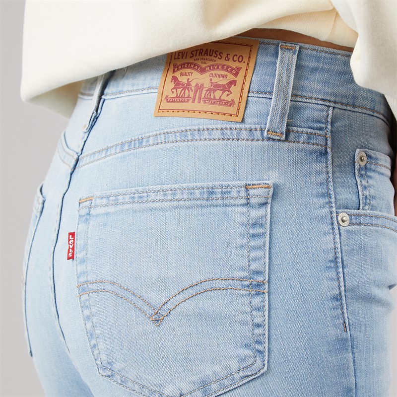 Levi's Womens 721 High Rise Skinny Jeans Cool View