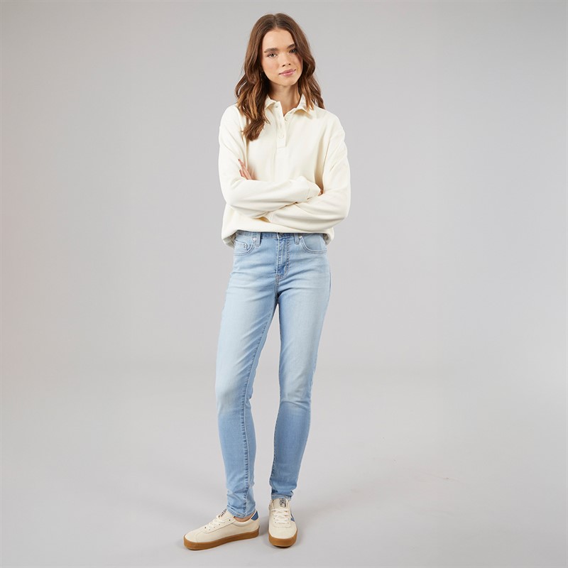 Levi's Womens 721 High Rise Skinny Jeans Cool View
