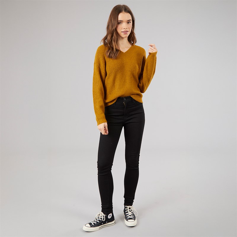 Levi's Womens 720 High Rise Super Skinny Jeans Black Celestial