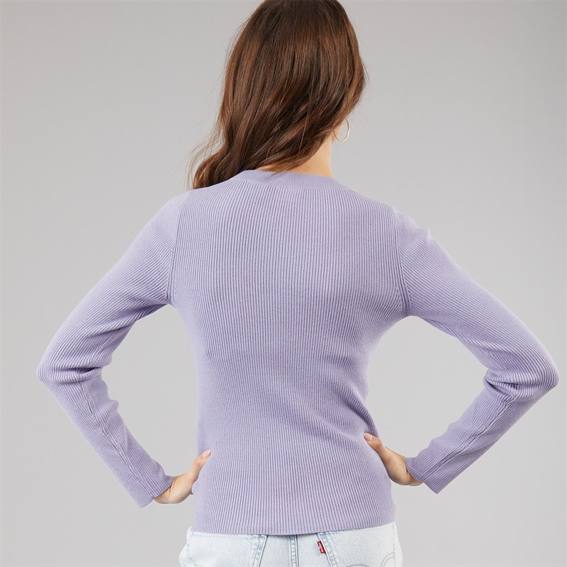 Levi's Womens Ribbed Sweatshirt Heirloom Lilac
