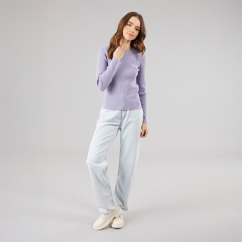 Levi's Womens Ribbed Sweatshirt Heirloom Lilac