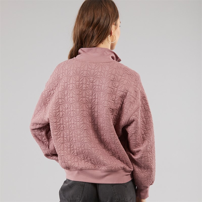 Levi's Womens Navarro Quilted Fleece Rose Taupe