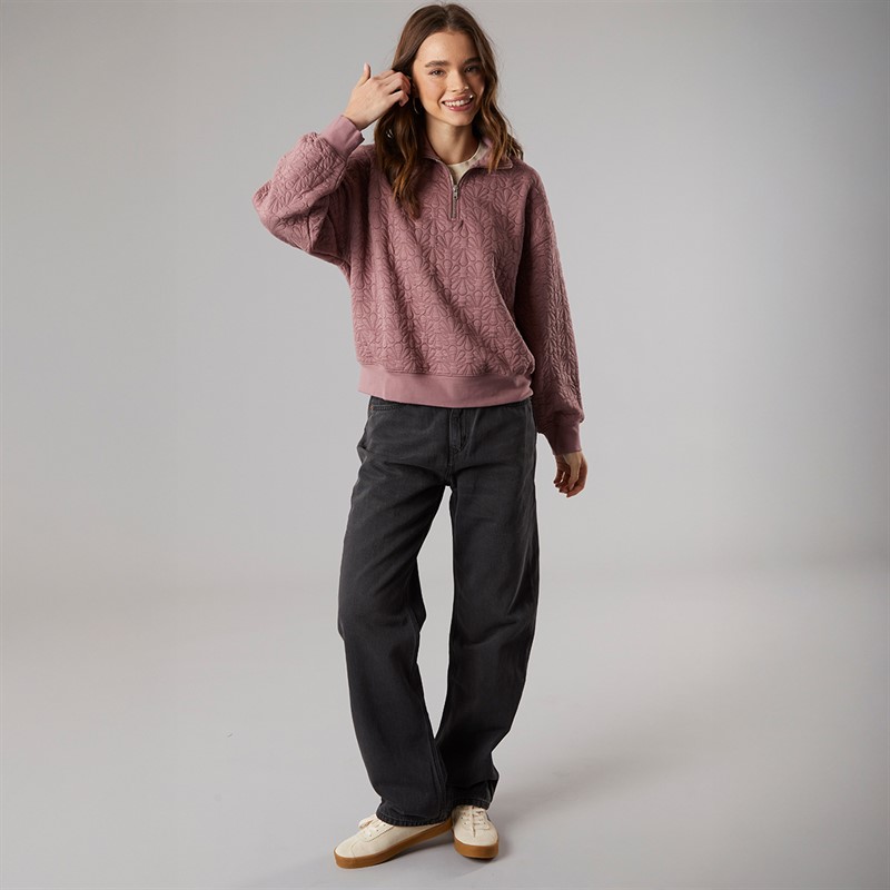 Levi's Womens Navarro Quilted Fleece Rose Taupe