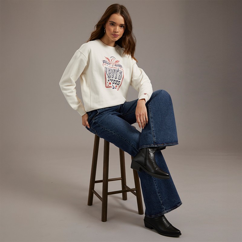 Levi's Womens Graphic Sweatshirt Sugar Swizzle