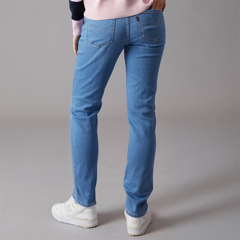 Levi's Womens 712 Slim Jeans Tribeca Sun