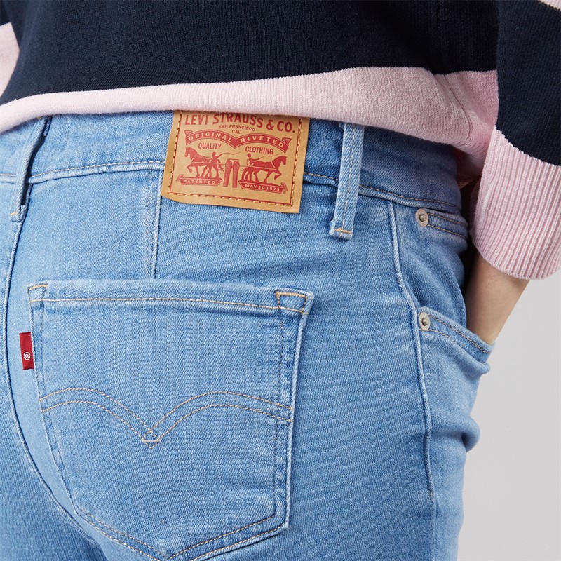 Levi's Womens 712 Slim Jeans Tribeca Sun