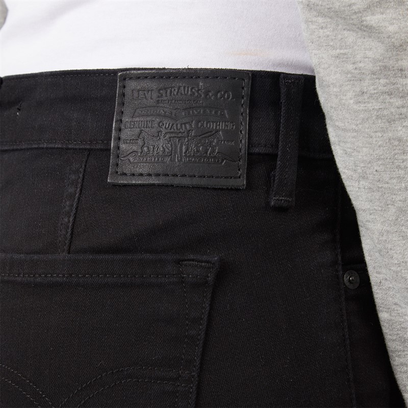 Levi's Womens 712 Slim Jeans Night Is Black
