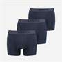 Levi's Mens Premium Three Pack Boxer Briefs Navy