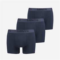 Levi's Mens Premium Three Pack Boxer Briefs Navy