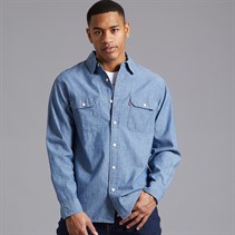 Levi's Mens Classic Worker Overshirt Billie Light Chambray