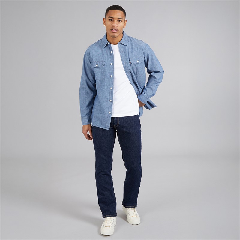 Levi's Mens Classic Worker Overshirt Billie Light Chambray