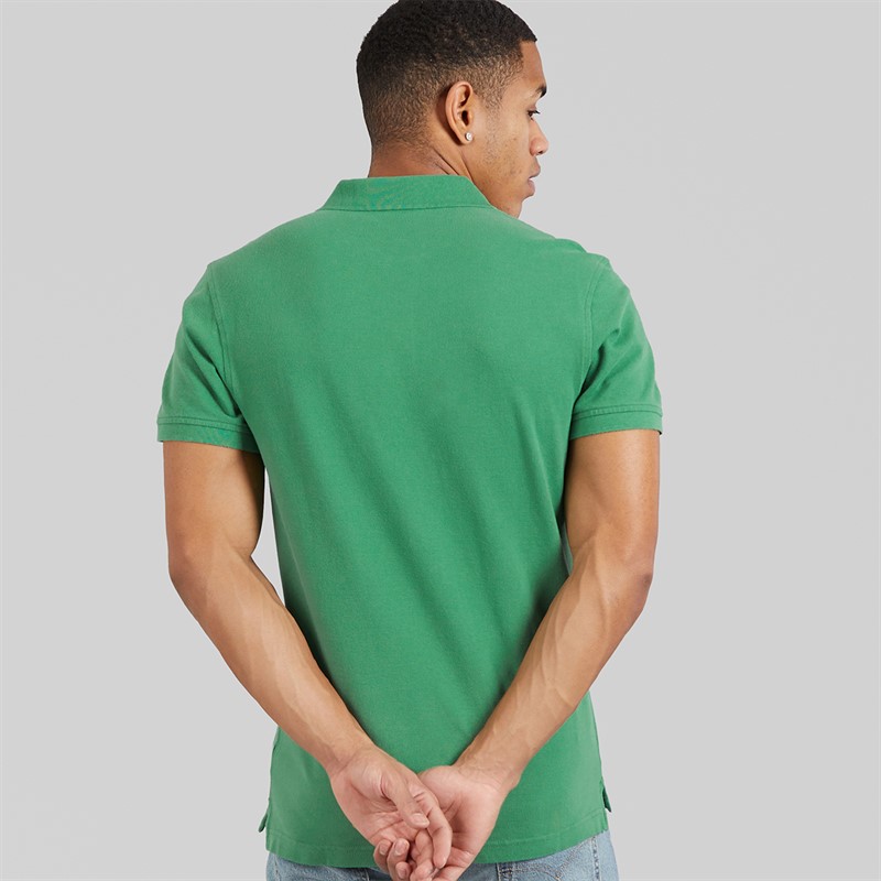 Levi's Mens Housemark Polo Shirt Deep Grass Green