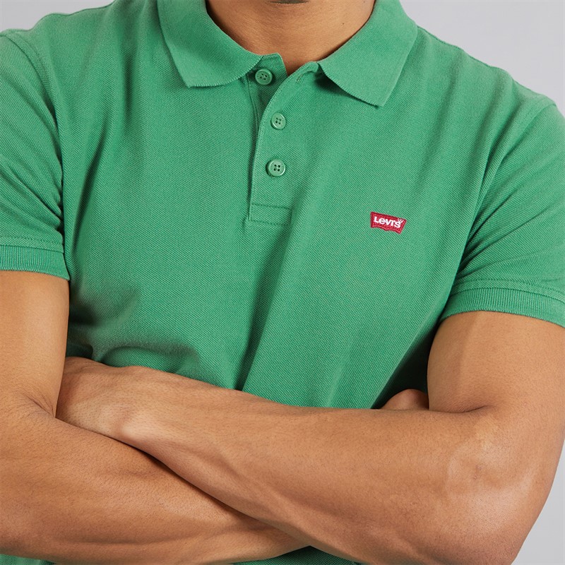 Levi's Mens Housemark Polo Shirt Deep Grass Green