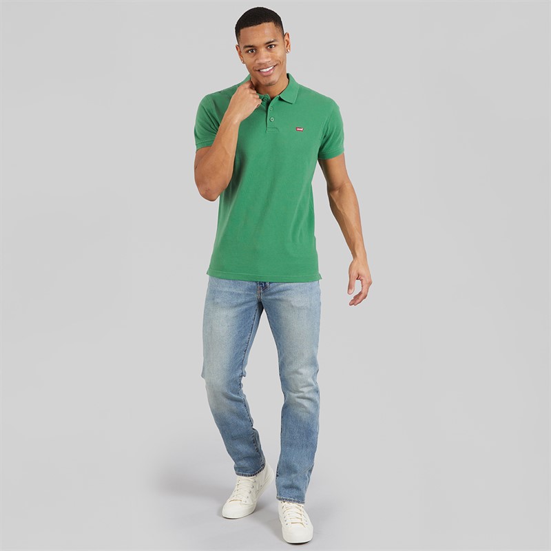 Levi's Mens Housemark Polo Shirt Deep Grass Green