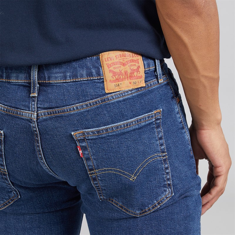 Levi's Mens 514 Straight Jeans Medium Wash