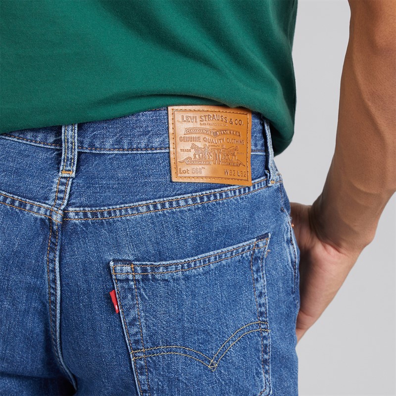 Levi's Mens 568 Loose Straight Jeans Tailored Scholar