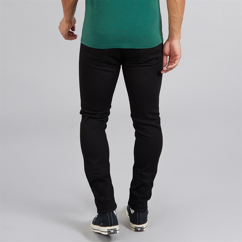 Levi's Mens 510 Skinny Jeans Black Leaf