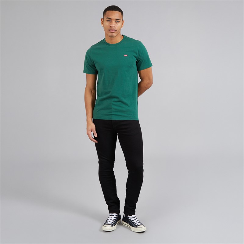 Levi's Mens 510 Skinny Jeans Black Leaf