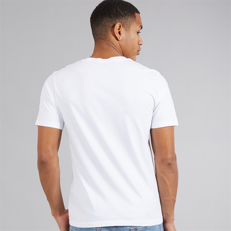 Levi's Mens Graphic Crew Neck T-Shirt White Plus