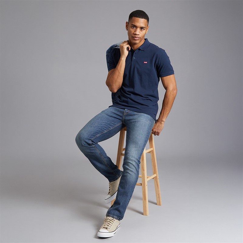 Levi's Mens Housemark Polo Shirt Navy Blazer