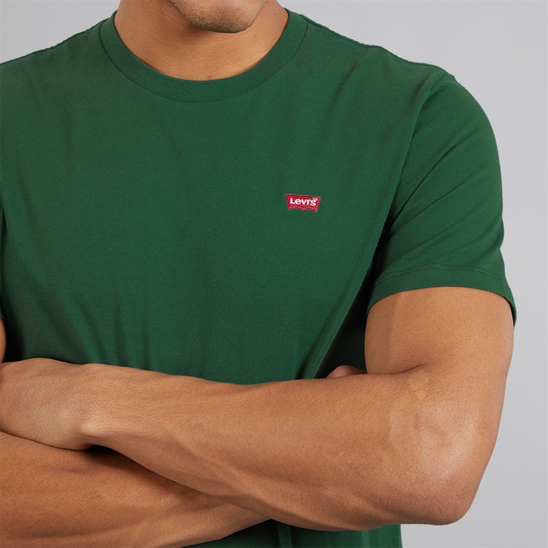 Levi's Mens Classic Housemark T-Shirt Dark Green