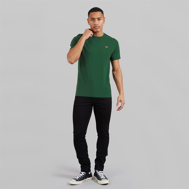 Levi's Mens Classic Housemark T-Shirt Dark Green