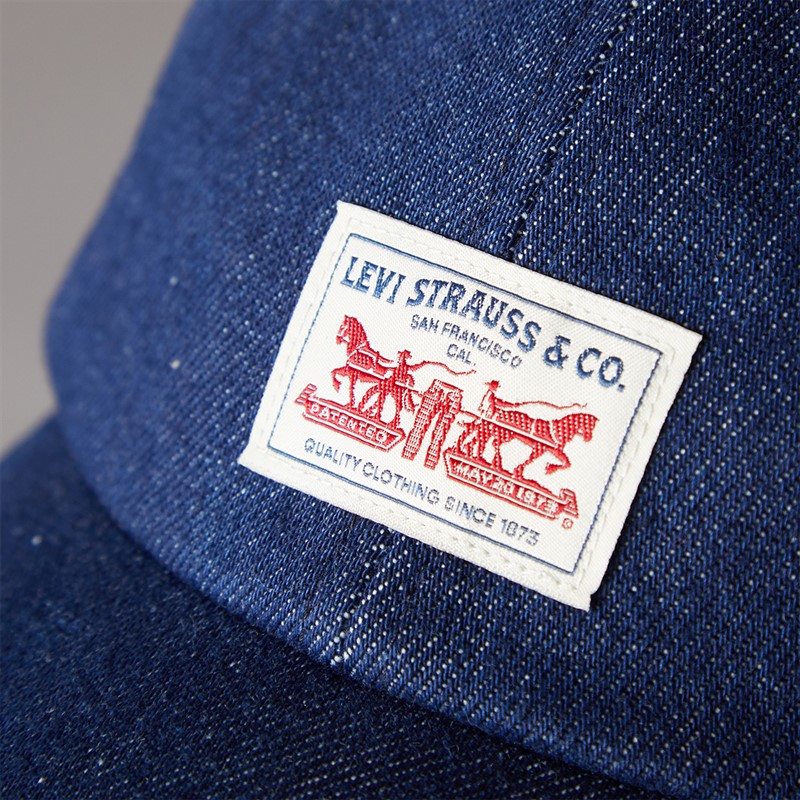 Levi's Mens Strauss Cap Indigo Rinse 2