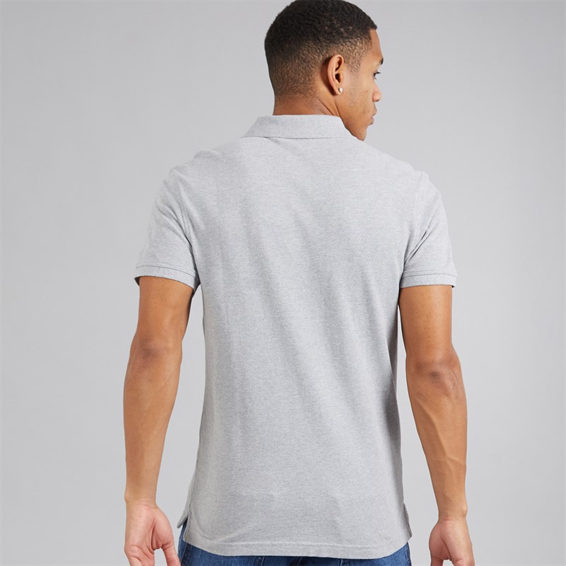 Levi's Mens Housemark Polo Shirt Midtone Grey Heather