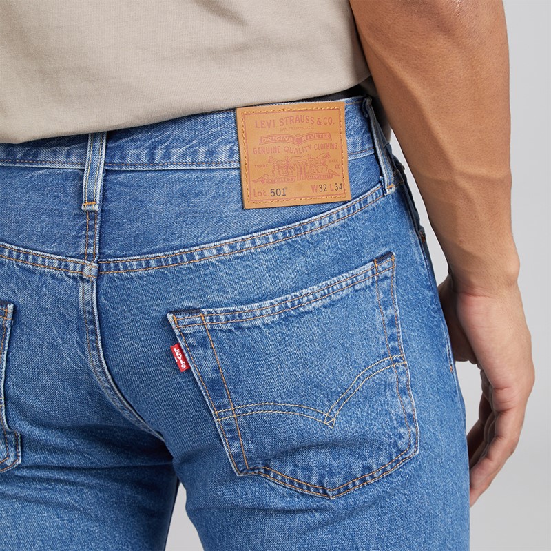 Levi's Mens 501 Original Jeans Window Pane