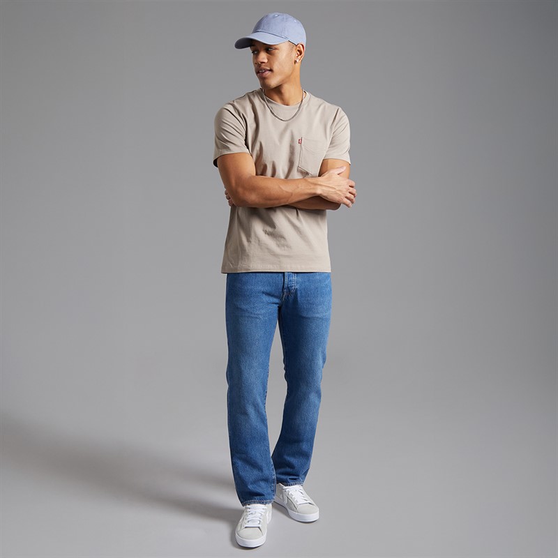 Levi's Mens 501 Original Jeans Window Pane