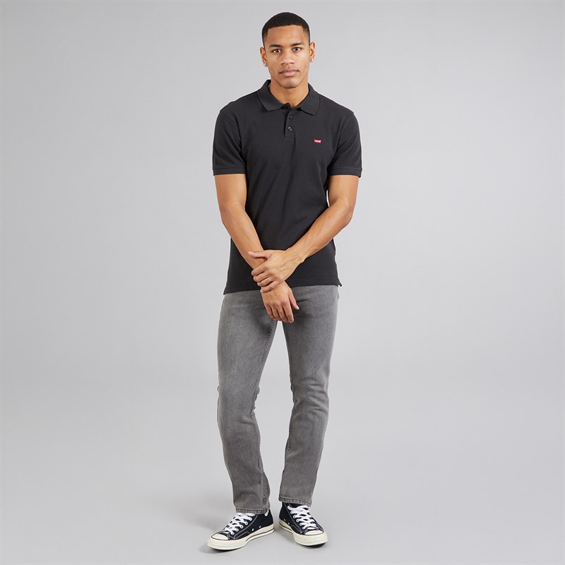 Levi's Mens Housemark Polo Shirt Mineral Black