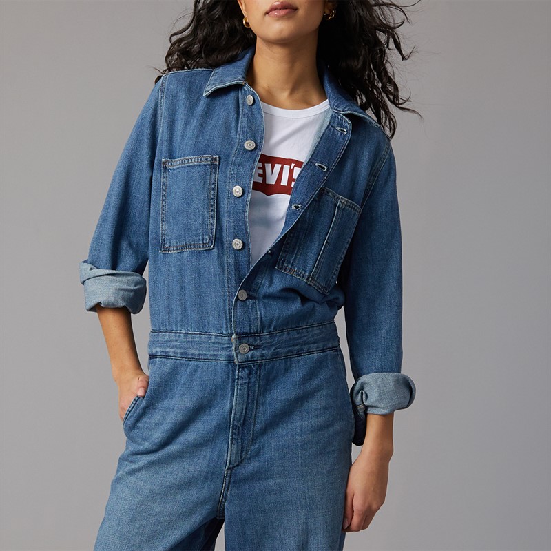Levi's Womens Iconic Jumpsuit Stop Flaxing Jumpsuit