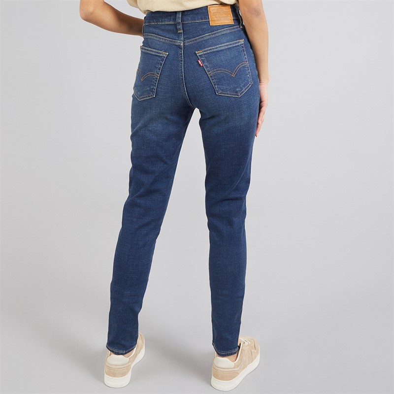Levi's Womens 721 High Rise Skinny Jeans Miles Apart