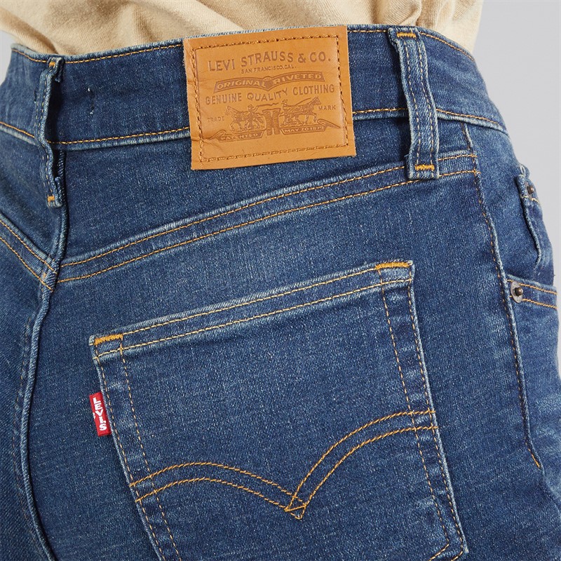 Levi's Womens 721 High Rise Skinny Jeans Miles Apart