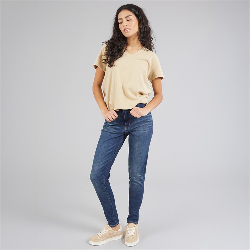 Levi's Womens 721 High Rise Skinny Jeans Miles Apart