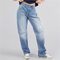 Levi's Womens 501 Straight Fit Jeans Fresh Plan Selvedge