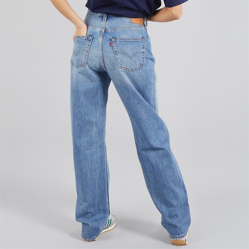 Levi's Womens 501 Straight Fit Jeans Fresh Plan Selvedge