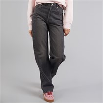 Levi's Womens Ribcage Straight Leg Jeans Static Noise Overload