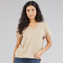 Levi's Womens Boxy V-Veck T-Shirt Safari