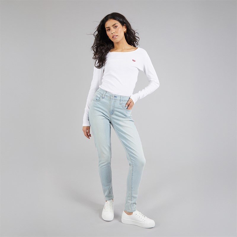 Levi's Womens 721 High Rise Skinny Jeans Cool Nights Breeze