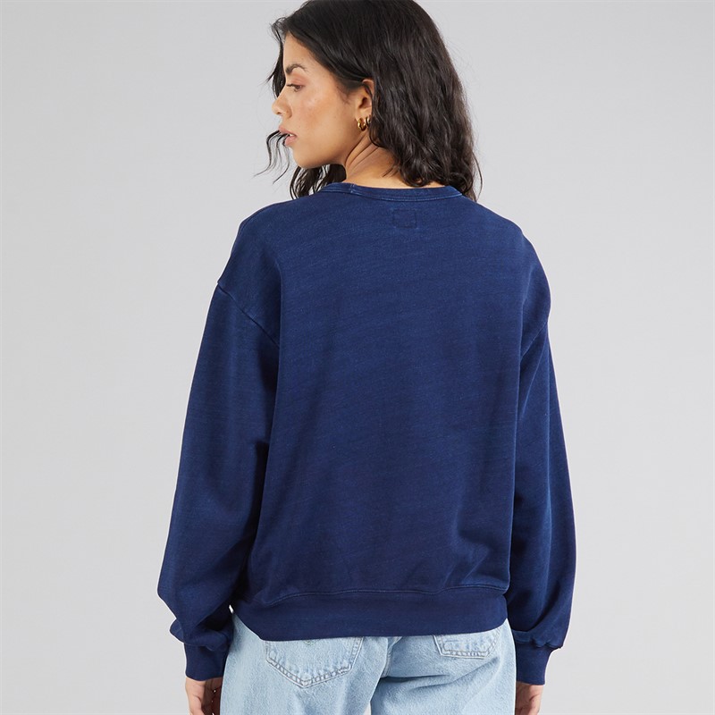 Levi's Womens Graphic Heritage Sweatshirt Indigo
