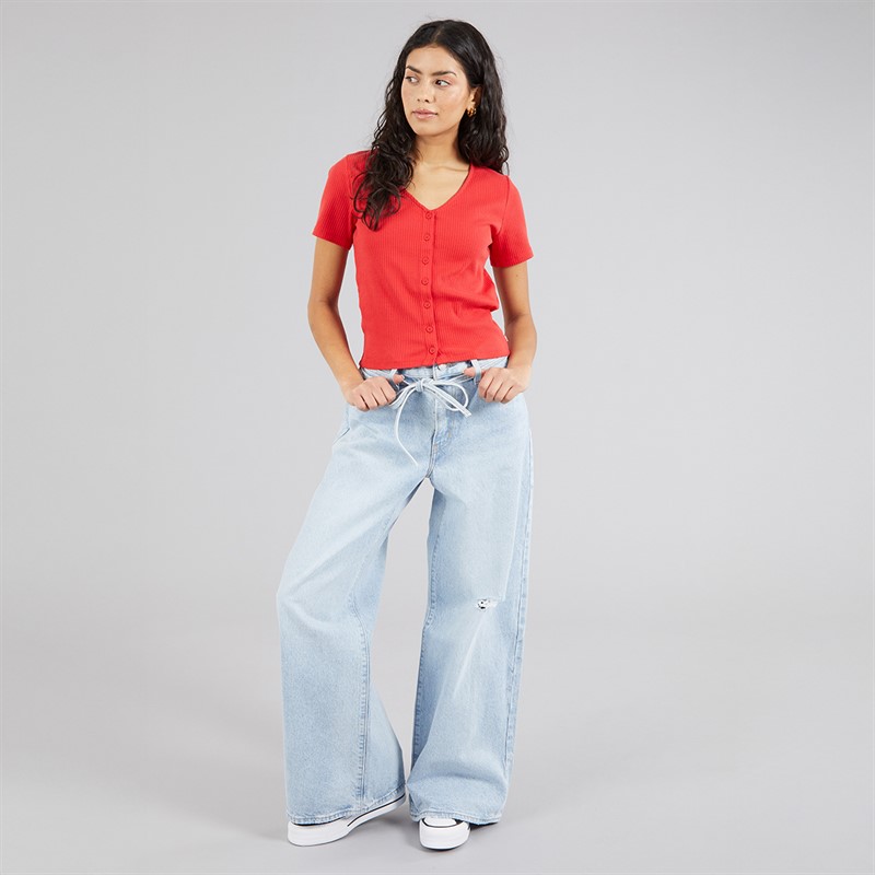 Levi's Womens Tie Waist Jeans Karmas Coming