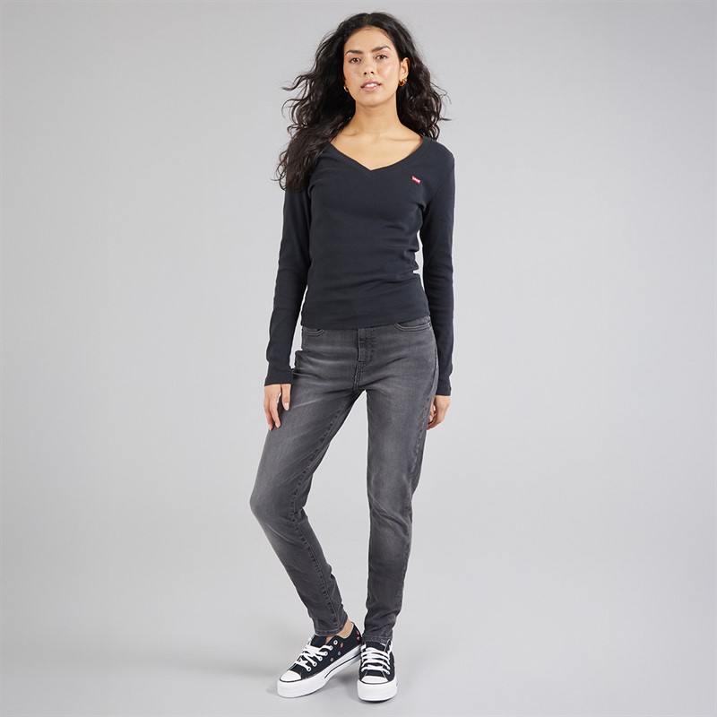 Levi's Womens 721 High Rise Skinny Jeans Clear Way