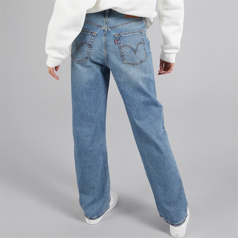 Levi's Womens Ribcage Straight Leg Jeans Cool Invite