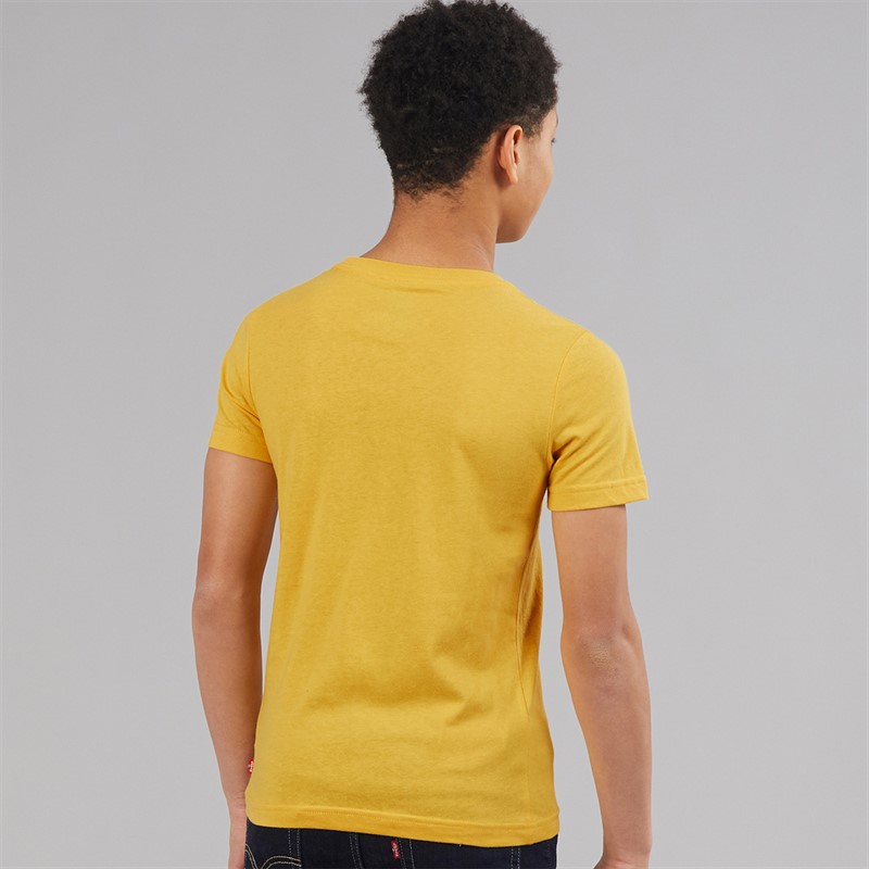 Levi's Boys Batwing T-Shirt Yolk Yellow Yolkyellow